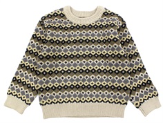 Wheat multi blue pullover Elias cotton